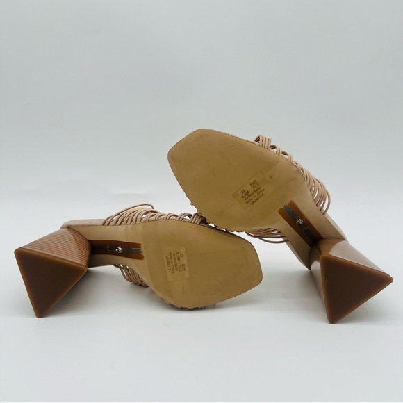 New! SAM EDELMAN Women’s Laurette Block Heel Mule Almond - Picture 10 of 10